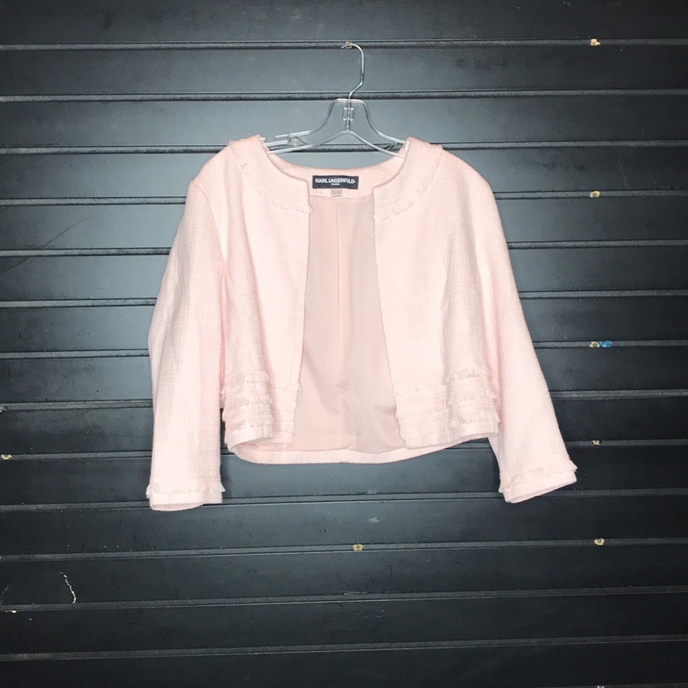Karl Lagerfeld Pink Cardigan